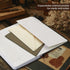 Lined Pocket Notebook Small Notebook with 1 Pen, 2 Pack, Total 400 Pages, Hardcover Leather Journal Notebook for Women Men, Thick Paper with Inner...