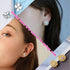 450PCS Earring Posts Stainless Steel Flat Pad,Hypoallergenic Stud Earrings with Butterfly and Rubber Bullet Earring Backs for Jewelry DIY Making F...