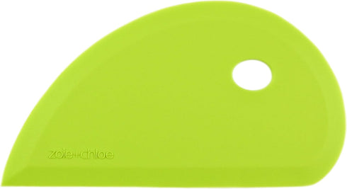 Zoie + Chloe Multipurpose Silicone Bowl Scraper - Dough Scraper for Cleaning Mixing Bowls, Baking Pan - Silicone Scraper Spatula For Painting, Smo...