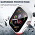 Charlam Waterproof Case Compatible with Apple Watch 41mm iWatch SE Series 8 7 with Built-in Tempered Film Screen Protector, Full Coverage Hard PC ...
