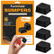 Rubber Feet for Electronics 20PCS Tall Square - Black Rubber Bumpers Self Adhesive, Adhesive Rubber Feet for Cutting Board, Stick on Small Rubber ...
