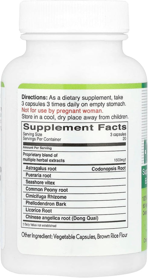 Clear Eye & Sharp Ear Dietary Supplement Capsules, 500 mg, 60 Count Bottle...