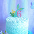 Mermaid Six Cake Topper, Happy 6th Birthday Cake Decor, I'm Six Sign, Little Mermaid Birthday Party Decoration Supplies, Daughter of the Sea, Unde...