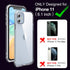 jaroco iPhone 11 Case 6.1-Inch, Non-Yellowing Shockproof Phone Bumper Cover, Anti-Scratch Clear...