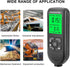 Paint Thickness Gauge, Digital Meter Probe Paint Thickness Gauge Zero Calibration Digital Display Car Coating LCD(Black)...