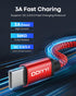 10ft USB C Cable, 3-Pack USB A to USB C Charger Cable Braided Cord for iPhone 15 Pro Max, Samsung Galaxy S24 S23 S22 S10, A14 A15 A25 A35 A53 A54 ...