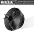 Motoforti Engine Oil Filler Cap Oil Filler Plug Cover Black for Yamaha YZF-R6S YZF-R6 YZF-R3 YZF-R125 YZF-R1 FZ750 FZ600...