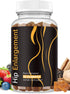 Booty Gummies, Curve Body Gummies, Women Support Supplement, Workout Enhancement, Fenugreek, Berry Flavored, 60 Counts...