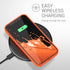 kwmobile Case Compatible with Apple iPhone 12 / iPhone 12 Pro Case - Soft Slim Protective TPU Silicone Cover - Neon Orange...