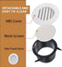 2 Packs Soffit Vents 3 Inch Vent Cover - Round Vent Cover with Built-in Fly Screen, ABS Air Exterior for Living Room Bathroom Office Home Ventilat...