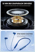 Bluetooth Headphones - N8 Wireless Earbuds with Magnetic Neckband | 40Hrs Playtime, IPX6 Sweatproof, Deep Bass Headset for Phone Calls, Music, and...