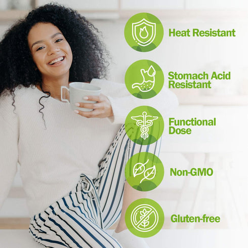 AFC Japan Cho Renew -170 Billions Patented Probiotics, 3X More Effective, with Silk Peptide & Fiber, for Clearer Skin, Stomach Acid Resistant, No ...