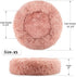 NOYAL Calming Dog Bed Donut Anti anxiety Fluffy Dog Bed for Small Medium Dog and Cat...