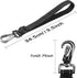 YAODHAOD Short Dog Leash, 13inch Heavy Duty Dog Strong Traffic Leash with Locking Carabiner Clip, Nylon Reflective Dog Lead with Padded Handle for...