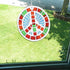 Kipp Brothers 24 Pack DIY Suncatcher Paper Crafts (Peace Sign)...