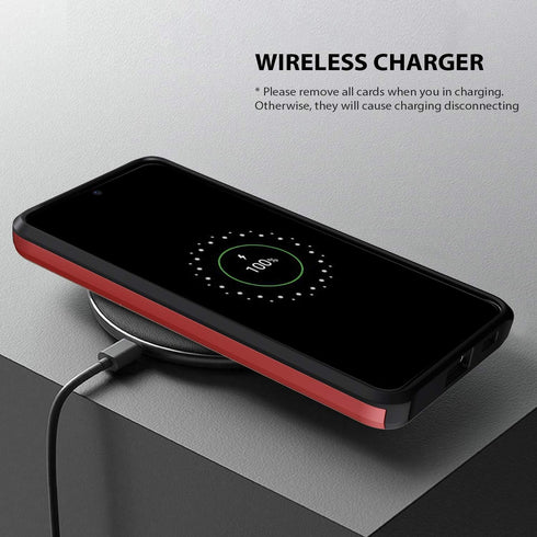 ZUSLAB Wallet Case Compatible with Samsung Galaxy S21 5G Phone Case with Card Holder Shockproof Anti Scratch Bumper Cover with Screen Protector[x2...