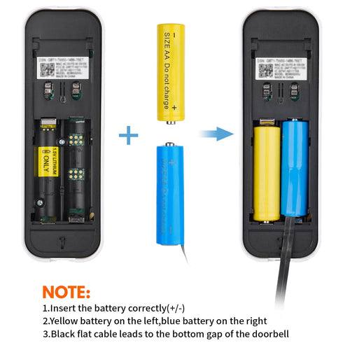 ALERTCAM Power Adapter for Blink Video Doorbell (Replace Battery), Doorbell Transformer with 16.4ft/5m Weatherproof Cable Continuously Charging Yo...