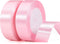 1 Inch Pink Ribbon?2Rolls 50Yards Pink Satin Ribbon for Gift Wrapping Wedding Party Decorations Bridal Flower Bouquet Bow Making...