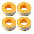 4 Rolls PTFE Tape 0.63INx590IN Teflon Tape,Plumbers Tape Use for Shower Head and Other PPR Water Pipe Fitings,Plumbing Tape White Thread Tape...