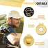 Retirement Goodbye Tension Black Gold Golf Ball Marker with Hat Clip, Funny Golf Accessories for Men Women, Father's Day Birthday Gifts for Golf F...