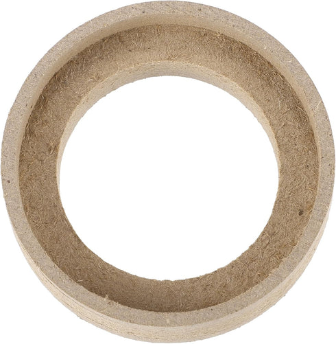 uxcell 4 Pcs Universal 1 Inch Speaker Subwoofer Mounting Spacer Rings Solid Wood Beige...