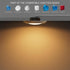 6 Inch LED Low Profile Disk Light with Night Light, 120VAC, 15W, 5CCT Color Changing, 1000LM, Dimmable, ETL, Shower Wet Rated Screw in Flush Mount...