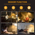 Desk Lamp for Office Home, 5W USB Amber LED Clip on Light, Flexible Gooseneck Clamp Light, 5 Brightness Levels, 4/8/12/18H Auto Timer, Eye-Caring ...