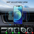 Qifutan Car Phone Holder with Anti-Slip Rubber, 360 Rotating Ball Joint, and Adjustable Support Ring for iPhone and Other Smartphones...