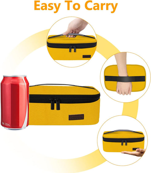 Gloppie Mini Lunch Box Small Kids Lunch Bag Compact LunchBox Bag, CPC Certified | Child-Safe Materials, Insulated LunchBag Reusable Sandwich Conta...