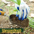 Extra Large Soil Scoop, Garden Transplanter Trowel - Super Strong Stainless Steel Metal Potting Soil Scoop with Wooden Handle - Garden Hand Scoop ...