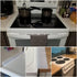 Gap Filler for Stove and Counter - Kitchen Stove Counter Gap Cover Silicone Gap Cover Between Stove and Counter 21 Inches Semi Transparent...