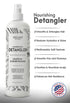 Leave In Conditioner Spray & Hair Detangler - Softens & Protects from Moisture Loss & Frizz - for Curly, Dry & Damaged Hair with Argan Oil, Caffei...