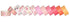 YUBBAEX 12 Rolls Pink Gold Washi Tape Set Masking Decorative Tapes (Pink Mix)...