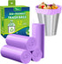 Small Trash Bags 1.2-Gallon: Bathroom Trash Bags 4.5L Small Garbage Bags for Bathroom Bedroom Office - (Purple, 120 Counts)...