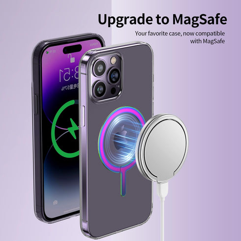 Metal Plate Ring Sticker for Magsafe,Mag Safe Ring Sitcker Magnet,Compatible Universal Conversion Mag Safe Adapter Kit for Phone Case, Charger, Ca...