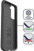 ENCASED Shockproof Galaxy S21 Case (Ultra Protective) Heavy Duty Hybrid Protection, Black (Samsung S21)...
