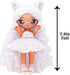 Na Na Na Surprise Sweetest Gems™ April Sparkles 7.5" Fashion Doll Diamond Birthstone Inspired with White Hair, Ruffle Satin Dress & Brush, Poseabl...
