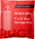 Rug Storage Bag - 3 Mil Heavy Duty Rug Storage Bag for Moving and Storage - Fits Rugs up to 9' x 12' - No vent holes...