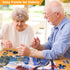 100 Piece Big Piece Jigsaw Puzzle for Seniors Elephant Forest Dementia Large Piece Puzzles for Seniors- Alzheimer's Activity for Adults Puzzle- Be...