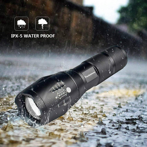 MODOAO 3pack Super Bright Flashlights High Lumens LED Flashlight with Zoomable Beam - Mini Flashlights for Camping, Hiking, Dog Walking - Powerful...