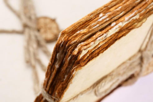 Handmade Antique Deckle Edge Blank Cards - 4"x6", Package of 50 - Mixed Media Cards for Announcements, Invitations, Crafts - Thick 130 GSM Recycle...