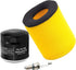 Road Passion Air Filter & Oil Filters & Spark Plugs Tune Up Kits Compatible with Suzuki Eiger 400 LT-A400 LT-F400 2002 2003 2004 2005 2006 2007...