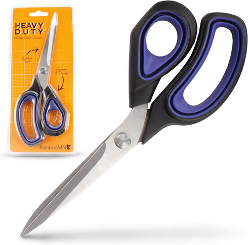 Heavy Duty Titanium Tailor Fabric Shears - 9.5" Black w/Purple - 1 Pair...
