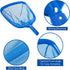 Pool Skimmer - Pool Net with 3 Section Pole, Pool Skimmer Net with Fine Mesh Net, Telescopic Aluminum Pole, Plastic Frame, Ultra-fine Pool Skimmer...