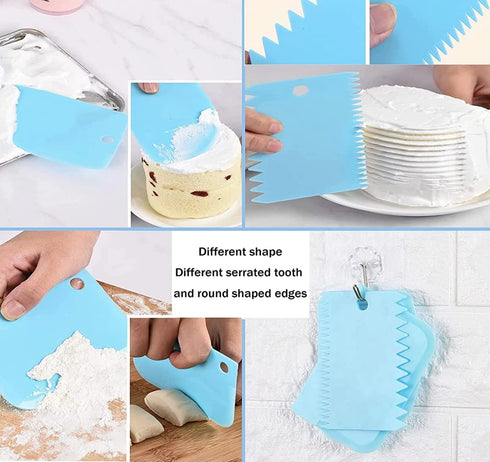 Piping Bags and Tips Set for Beginners, Cake Decorating Supplies Kit for Baking with Pastry Bags and Tips, Icing Tips, Couplers,Silicone Ties...