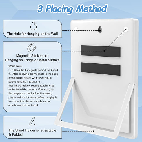 Chore Chart for Kids Sliding Routine Chart ADHD Tools for Kids to Do List Checklist Routine Planning Board for Fridge with Magnetic Marker and Des...