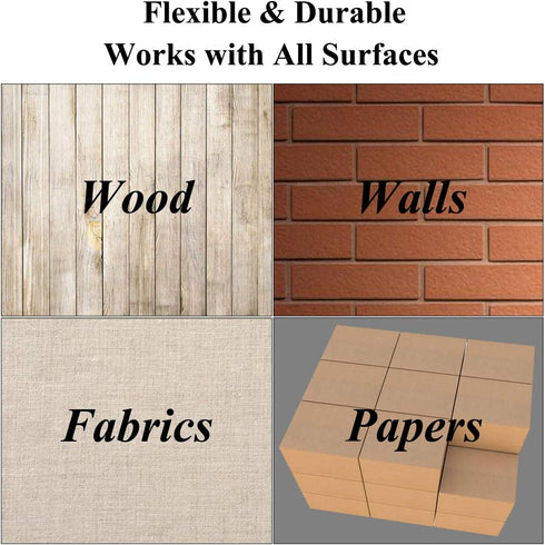 3 Inch Alphabet Letter Stencils - 70 Pack Letter Number Stencil Templates with Signs for Painting on Wood, Reusable Calligraphy Letters and Number...