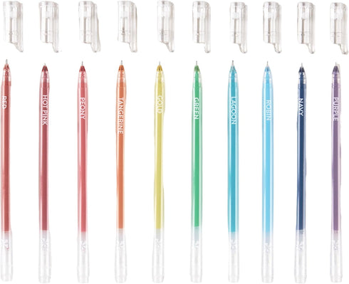 Erin Condren Essentials Colorful Gel Pen 10-pack | Colorful Gel Pens | Perfect for Writing and Color-Coding...