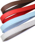 PET ARTIST Soft Leather Dog Collar and Leash Set, Bright & Solid Nylon Grey Dog Collar with Quick Release Metal Buckle, Comfy & Stylish 5FT Dog Le...