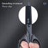 Scissors Multipurpose Craft Scissors Bulk 3-Pack, Sharp Blade Shears, Easy Grip Handles, 6.3” Stainless Steel Shaft Scissors for Office Home Schoo...